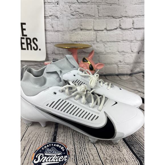 Nike Vapor Edge Pro 360 2 Detachable Football Cleats Mens 13.5 Wide White NEW main image 5